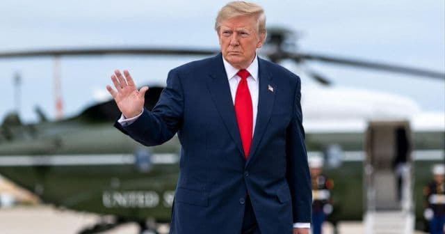 Donald Trump em evento público nos Estados Unidos