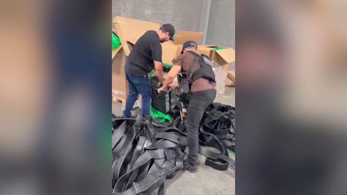 Pacotes de cocaína apreendidos pela Polícia Civil de Santa Catarina em Balneário Piçarras
