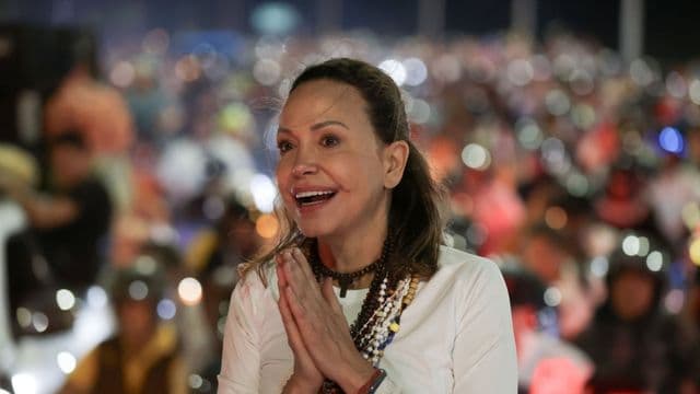 María Corina Machado, líder da oposição venezuelana