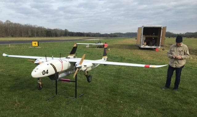Drone de alvo Outlaw G2 em imagem divulgada pela Guarda Revolucionária do Irã