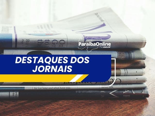 Capas de jornais brasileiros expostas em banca de revistas