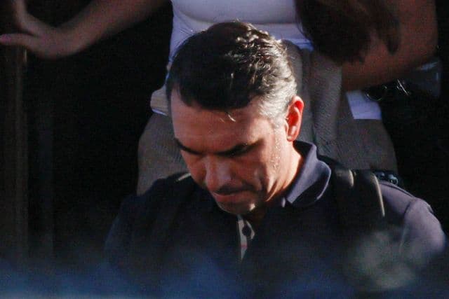 Senador Flávio Bolsonaro em aeroporto privado nos arredores de Miami, nos Estados Unidos